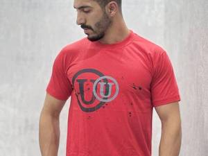 تیشرت نخ پنبه (طرحU)