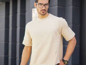تیشرت یقه گرد مردانه ماکان در مشهد