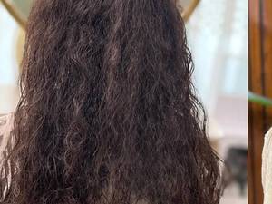 کراتین مو در سالن زیبایی ماه ثنا در صومعه سرا
