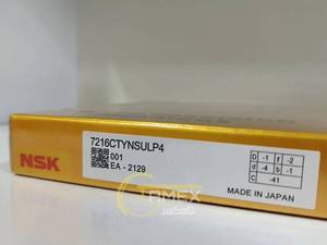 بلبرینگ اسپیندل CNC برند NSK مدل 7216CTYNSULP4 | قیمت و مشخصات
