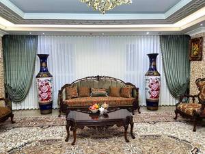 قیمت پرده مینمیال کتان ساده با والان مخمل