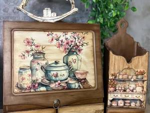 قیمت جای نانی و نظم‌دهنده چوبی کلاسیک در تبریز