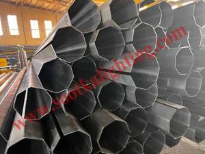 پایه روشنایی هشت وجهی گالوانیزه ۸ متری گرید A