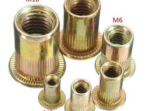 قیمت مهره پرچی شش گوش لبه دار سایز M6