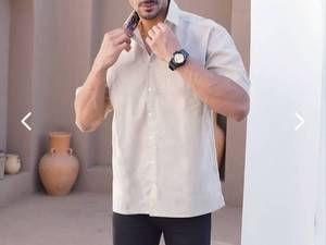 خرید و قیمت پیراهن لینن مردانه یقه دار در تهران