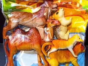 اسباب بازی حیوانات ۵ عددی سایز بزرگ
