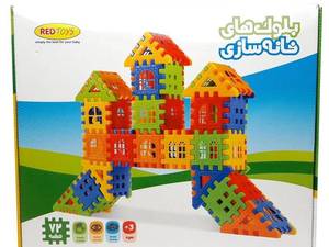 بازی فکری بلوک های خانه سازی مدل ساختنی ردتویز (REDTOYS)