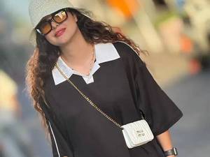 ست پلو یقه دار با شلوار