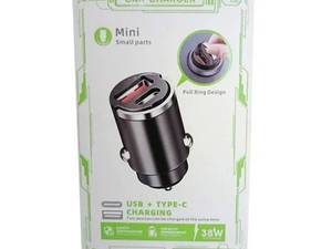 شارژر فندکی 38 وات 2 پورت مدل p90