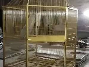 قفس بزرگ کنجی سقف گرد گنبدی
