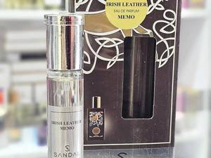 عطر جیبی مردانه صندل مدل Irish Leather Memo حجم 25 میلی لیتر