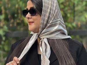 مینی اسکارف نخی طرح گوچی برای استایل روزمره