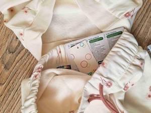 ست بلوز اسلش توکرکی دخترانه شیری گل ریز