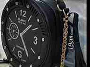 کیف زنانه طرح ساعت