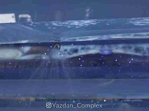 ‌ شبیه‌ساز باران در استخر یزدان