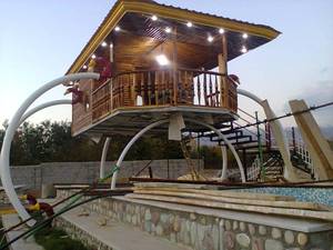 ساخت آلاچیق چوبی در جاجرود