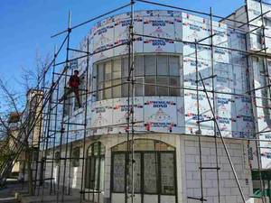 نمای کامپوزیت در بیرون ساختمان در همدان