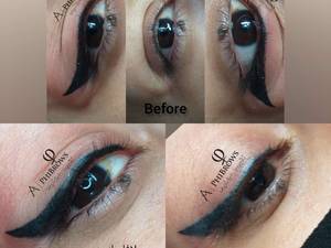 خط چشم مینیاتوری بدون درد و خونریزی