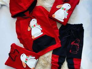 هودی شلوارخرگوشی قرمز در یزد