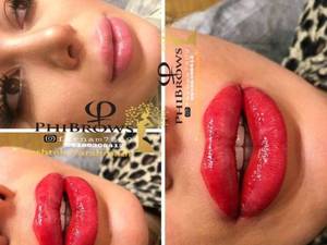 آرایش دایم  لب اراک