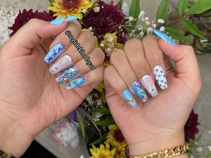 کاشت ناخن کاملا طبیعی بدون کوچکترین آسیب به صدف ناخن