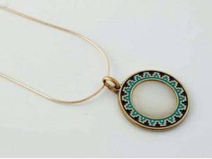 گردنبند طرح سنتی میناکاری در شیراز