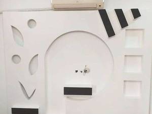 جدید ترین مدل های رنگ آمیزی کناف دیوار پشت تلوزیون