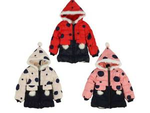 کاپشن دخترانه طرح توپ توپی