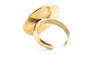 انگشتر برنزی طرح گل و مرغ شیراز