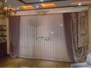 اجرای انواع پرده درطرح ها و رنگهای مختلف