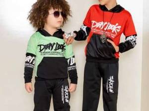 ست هودی شلوار طرح دار در قم