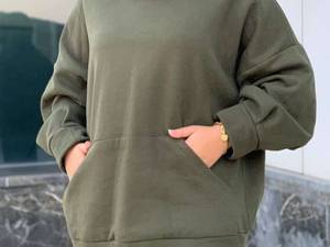 دوخت سفارشی ست هودی شلوار دخترانه