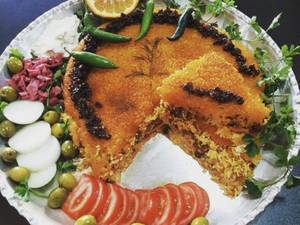 ته چین مرغ مخصوص