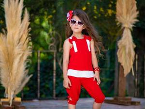 تاپ شلوارک بند پاپیون ابروبادی