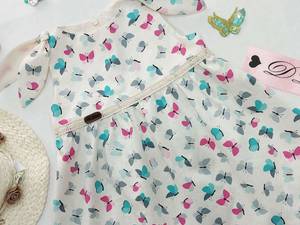 سارافون دخترانه مدل  پروانه