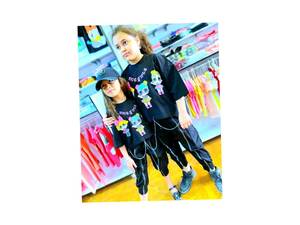 ست کراپ شلوارک دخترانه لاکچری