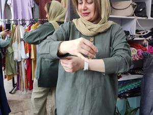 مانتو  جلو بسته  لنین