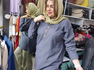 مانتو  جلو بسته  لنین