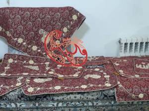 سرویس ترمه دوزی با حاشیه 