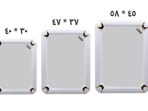 آینه درخشان طلایی 30*40 مدل نگین