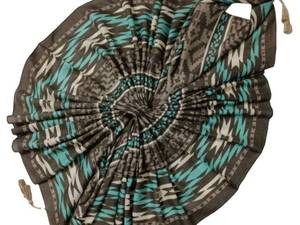 شال نخی منگوله دار 