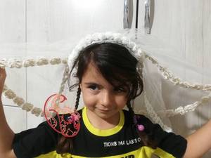 تور عروس دو طبقه کودک 