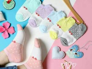 جوراب مچی زنانه طرح پاپیون