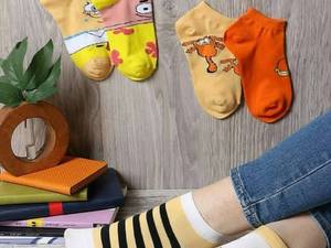 جوراب مچی زنانه تابه تا نخ پنبه ای