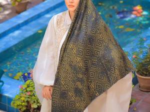 روسری نخی پاییزه