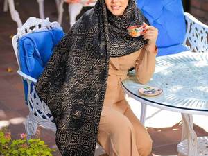 روسری نخی پاییزه